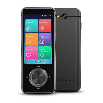 M9 Smart Language Translator - 107 Languages, Real-Time Voice & Text Translation, Recording Feature