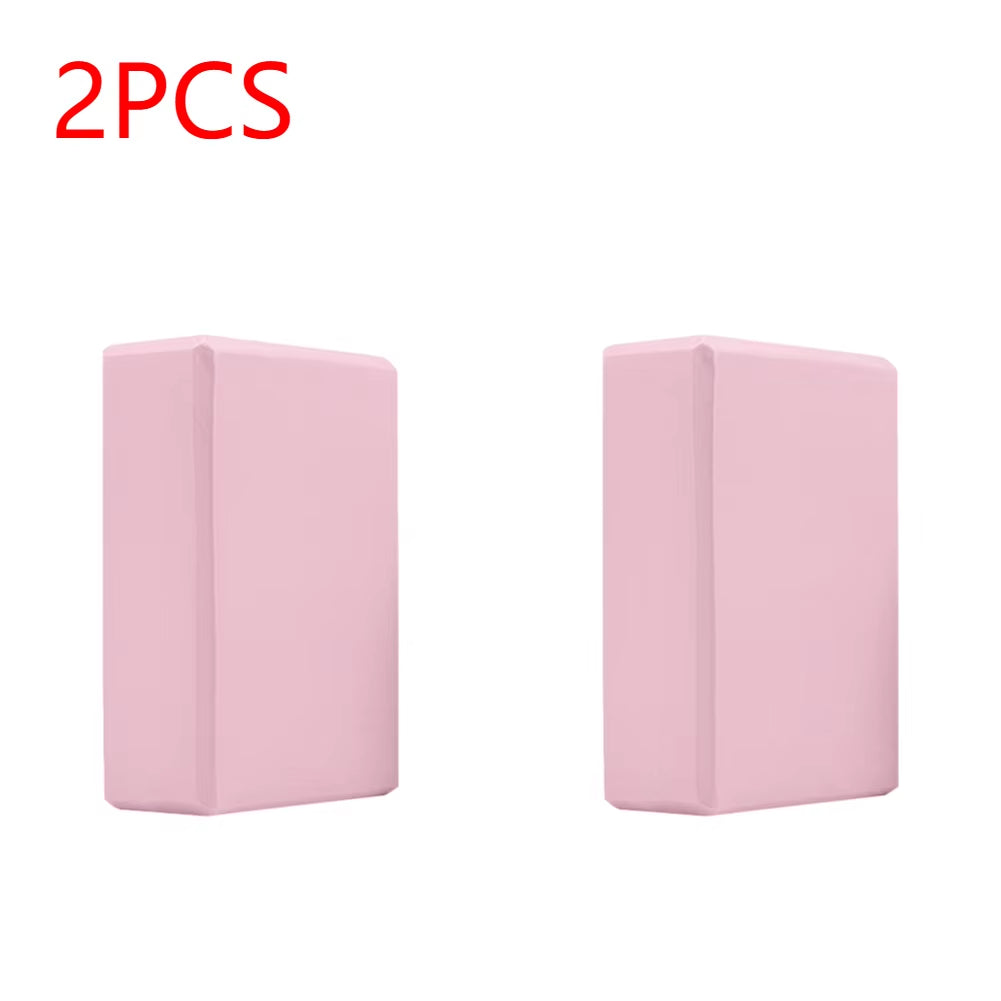 EVA Yoga Block Solid Color Yoga Balance Bricks Moisture-Proof High Density Yoga Blocks Body Shaping Yoga Blocks for Yoga Pilates
