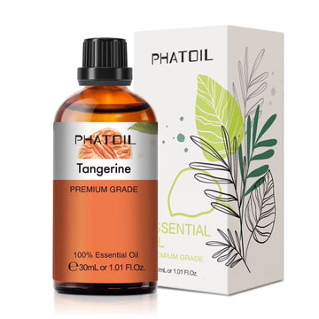30ML Tangerine Oil Essential Oils for Diffuser, Hair Care, Face, Skin Care, Scalp and Body Massage, Soap and Candle Making 1.01 Fl Oz