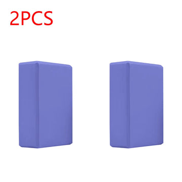 EVA Yoga Block Solid Color Yoga Balance Bricks Moisture-Proof High Density Yoga Blocks Body Shaping Yoga Blocks for Yoga Pilates
